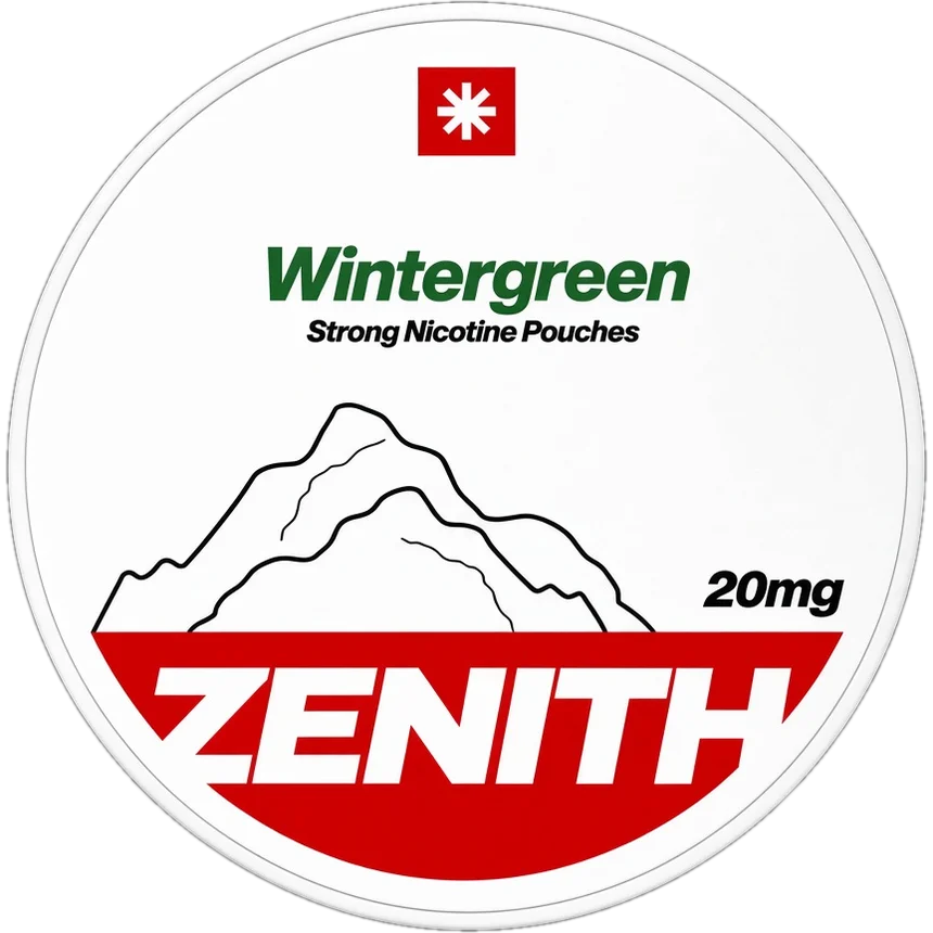 ZENITH Wintergreen can, Strong Nicotine Pouches